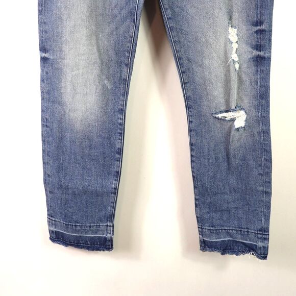 Frame Denim Le Boy Raw Hem Boyfriend Distressed Jeans 29 - Picture 2 of 6